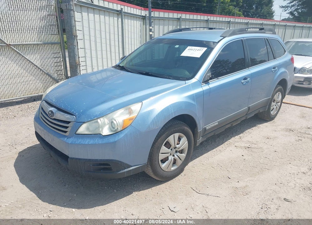 2010 SUBARU OUTBACK 2.5I VIN: 4S4BRCAC1A3350645