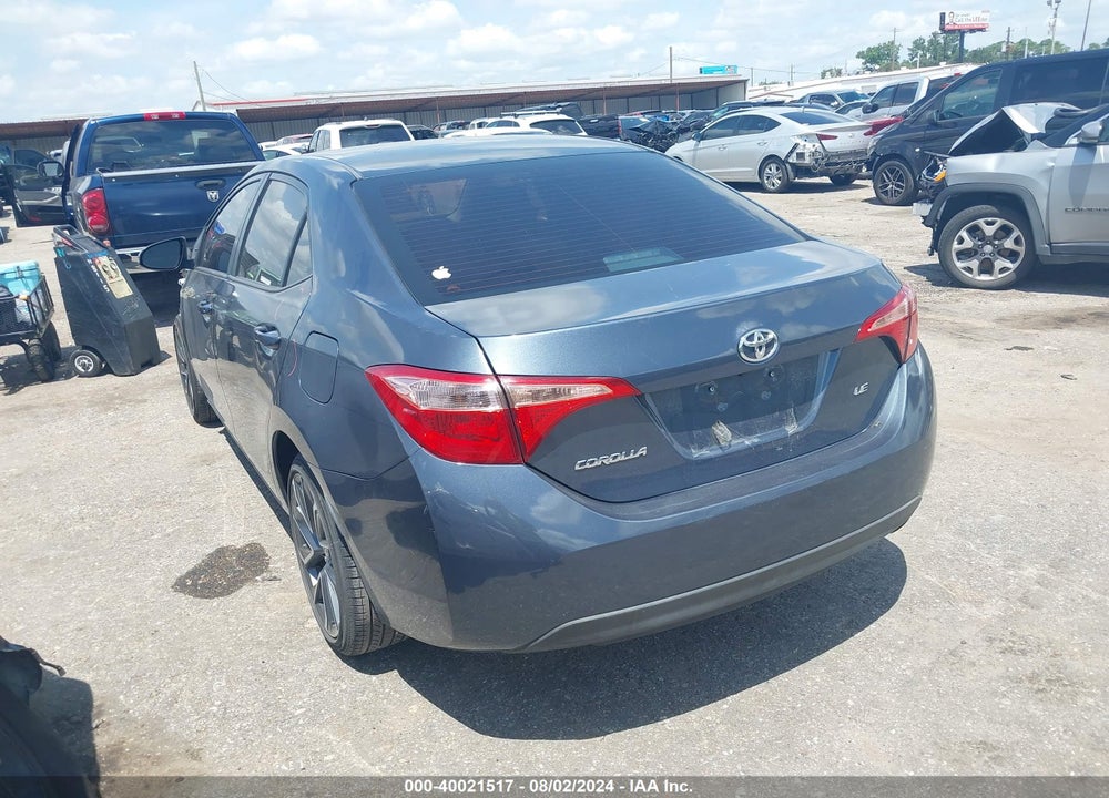 2019 TOYOTA COROLLA LE VIN: 5YFBURHE7KP904518