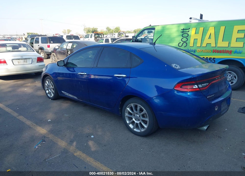 2013 DODGE DART LIMITED VIN: 1C3CDFCH4DD107903