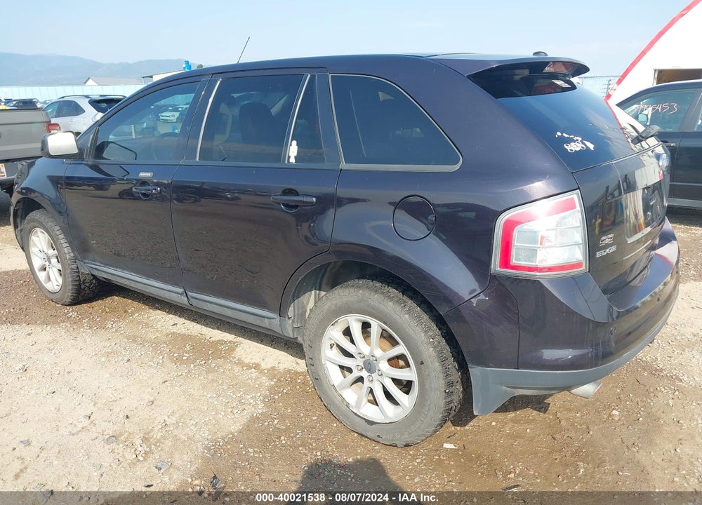2007 FORD EDGE SEL PLUS VIN: 2FMDK49C17BB68864