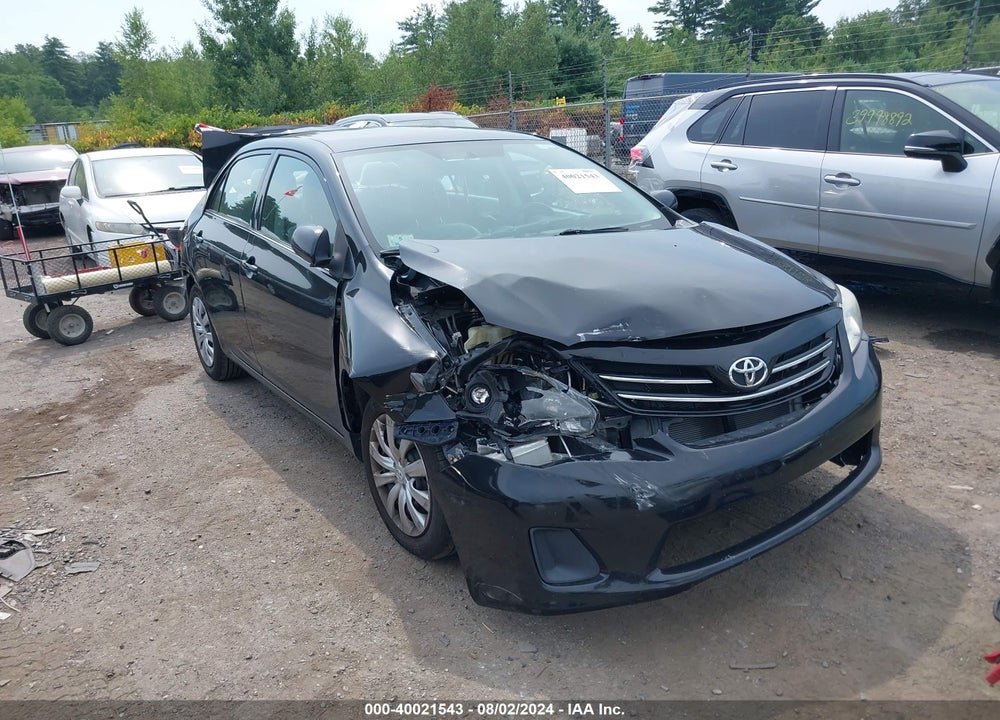2013 TOYOTA COROLLA LE VIN: 2T1BU4EE5DC104438
