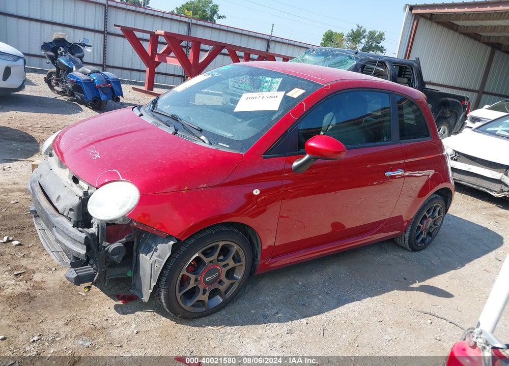 2012 FIAT 500 SPORT VIN: 3C3CFFBR7CT213162