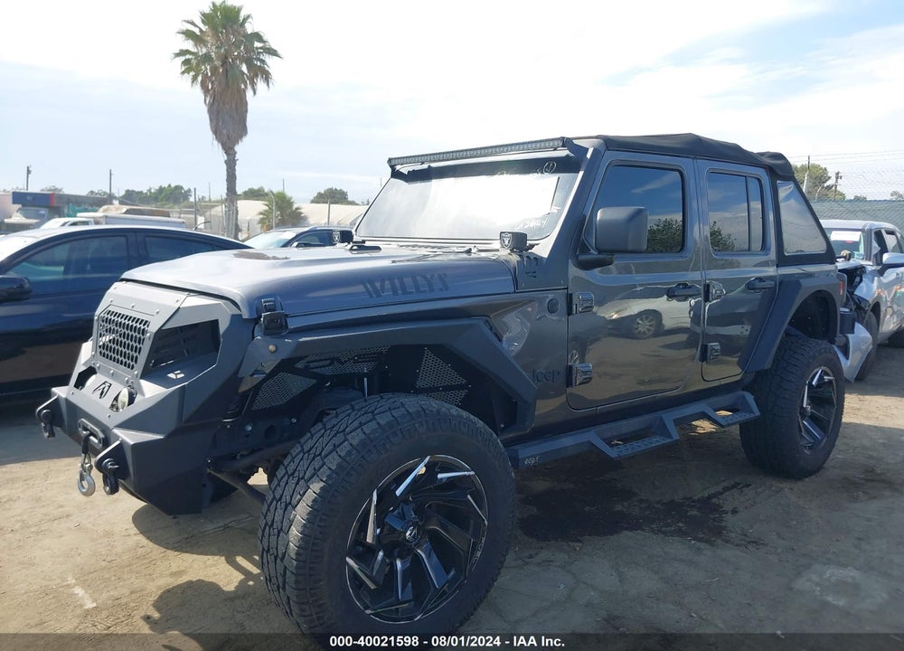 2022 JEEP WRANGLER UNLIMITED WILLYS SPORT 4X4 VIN: 1C4HJXDN6NW141660