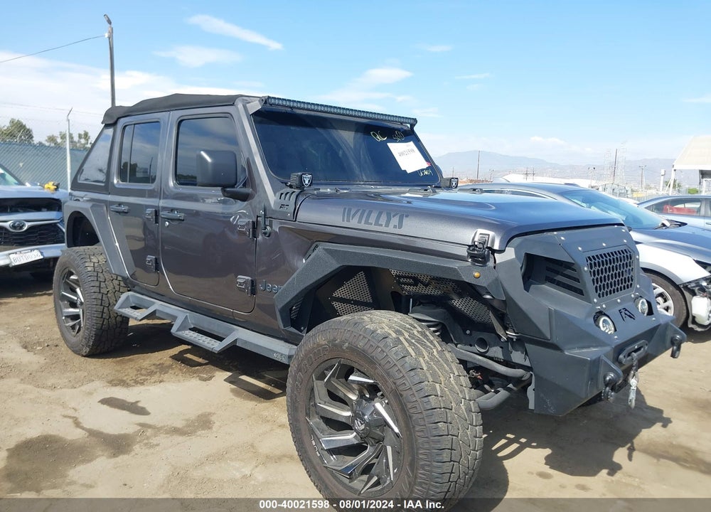 2022 JEEP WRANGLER UNLIMITED WILLYS SPORT 4X4 VIN: 1C4HJXDN6NW141660