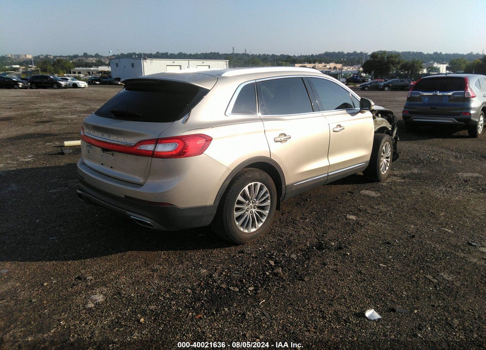 2017 LINCOLN MKX SELECT VIN: 2LMPJ6KRXHBL30782