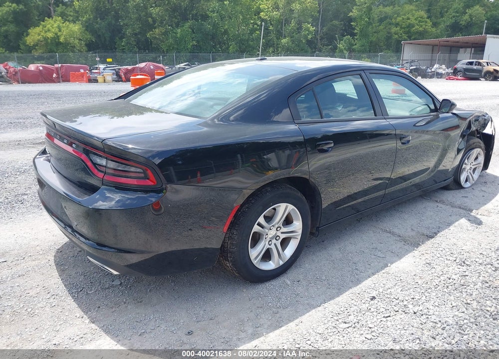 2022 DODGE CHARGER SXT RWD VIN: 2C3CDXBGXNH201674
