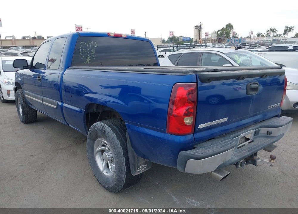 2003 CHEVROLET SILVERADO 1500 LS VIN: 1GCEK19T63E261188