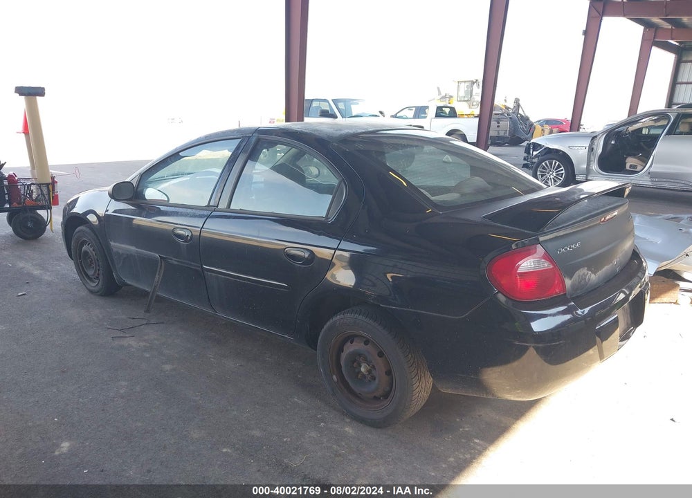 2004 DODGE NEON SXT VIN: 1B3ES56C94D511852