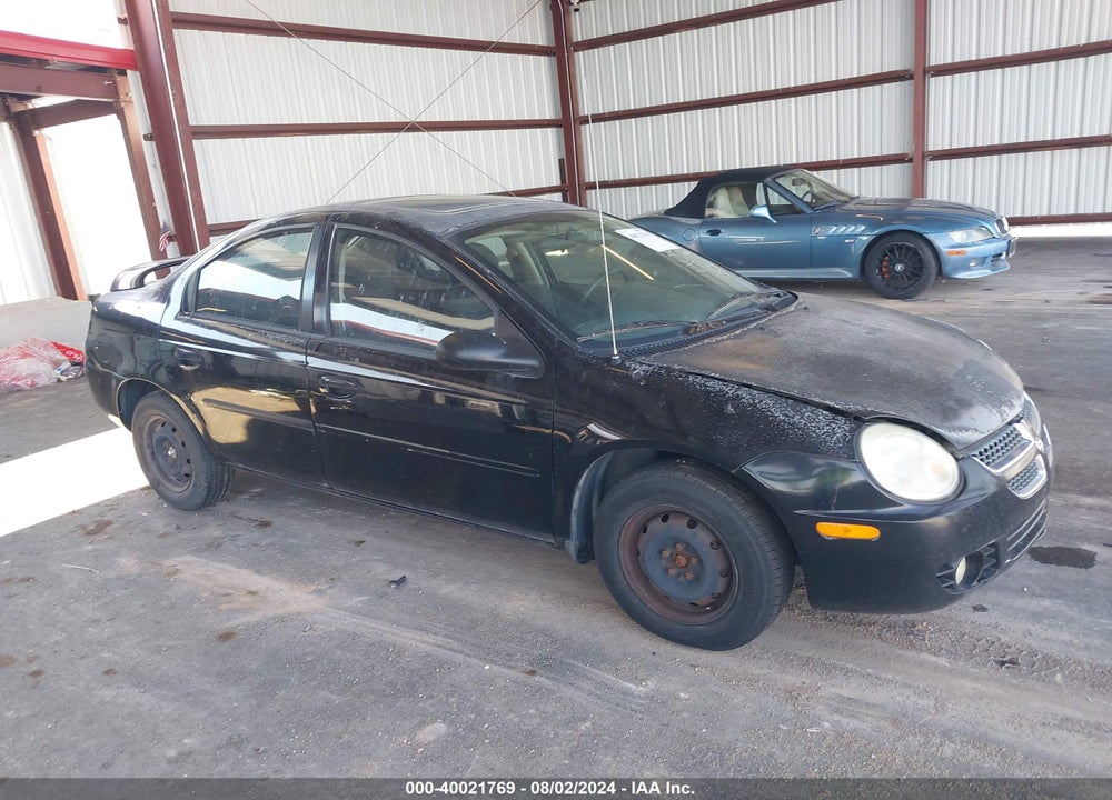 2004 DODGE NEON SXT VIN: 1B3ES56C94D511852