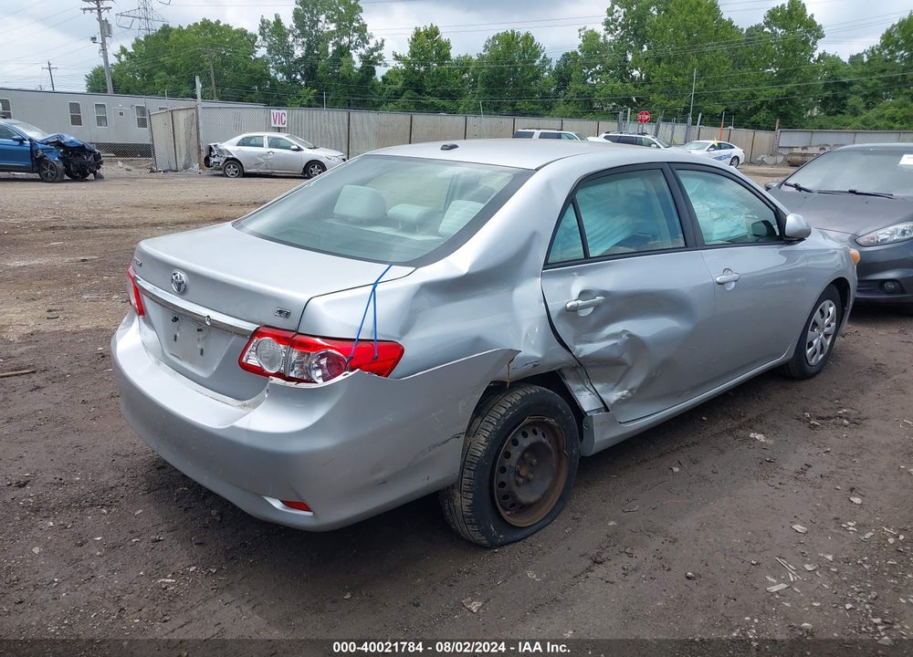 2011 TOYOTA COROLLA LE VIN: JTDBU4EE9B9125182