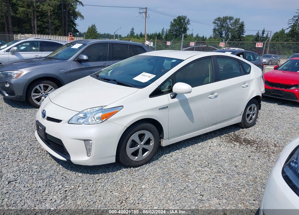 2015 TOYOTA PRIUS TWO VIN: JTDKN3DUXF1981966