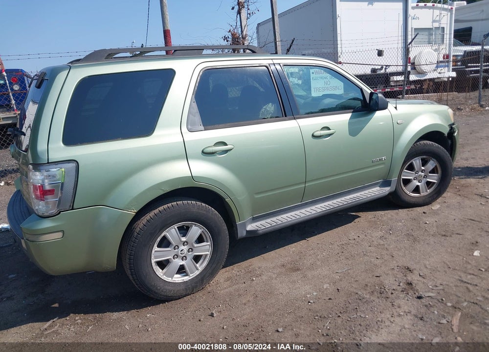 2008 MERCURY MARINER V6 VIN: 4M2CU91138KJ09446