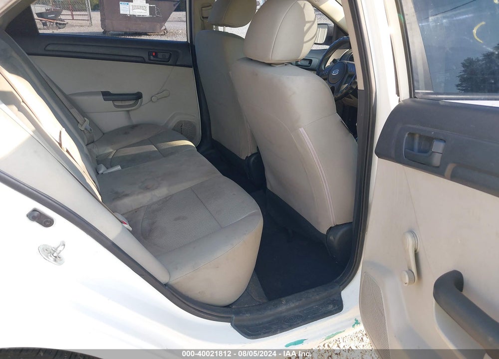 2012 KIA FORTE LX VIN: KNAFT4A26C5518661