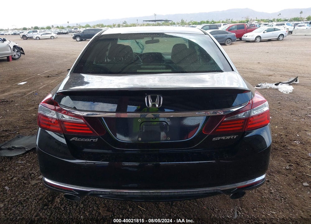 2017 HONDA ACCORD SPORT VIN: 1HGCR2F56HA138991