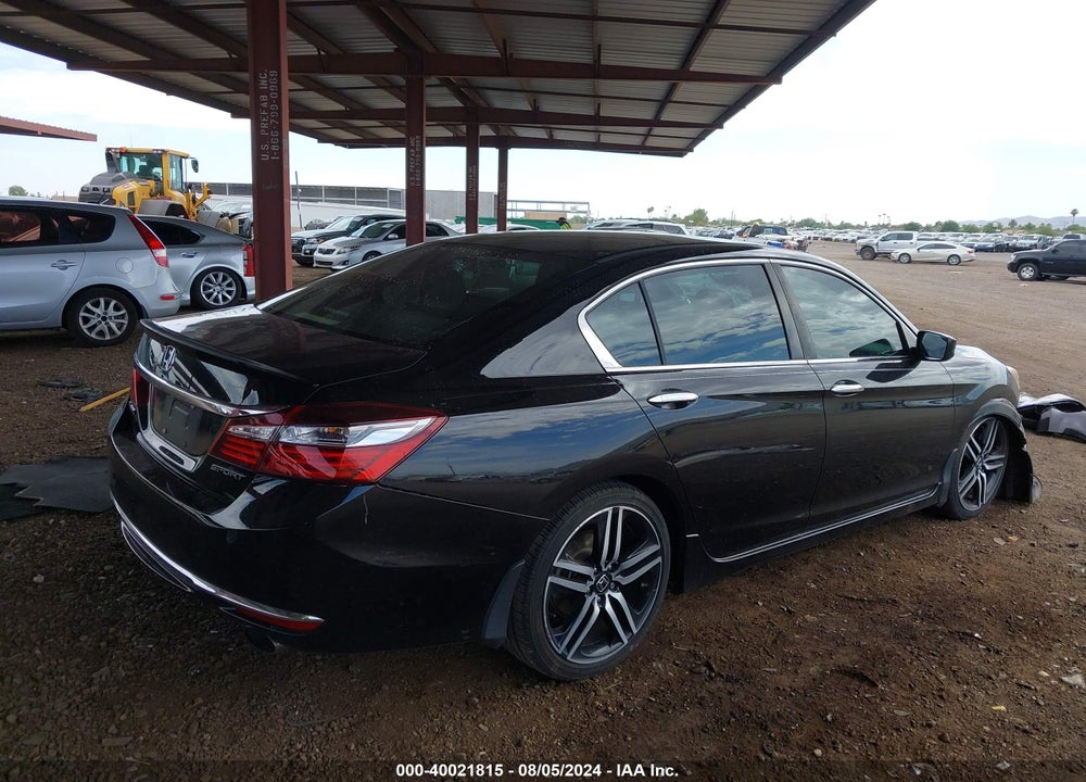 2017 HONDA ACCORD SPORT VIN: 1HGCR2F56HA138991