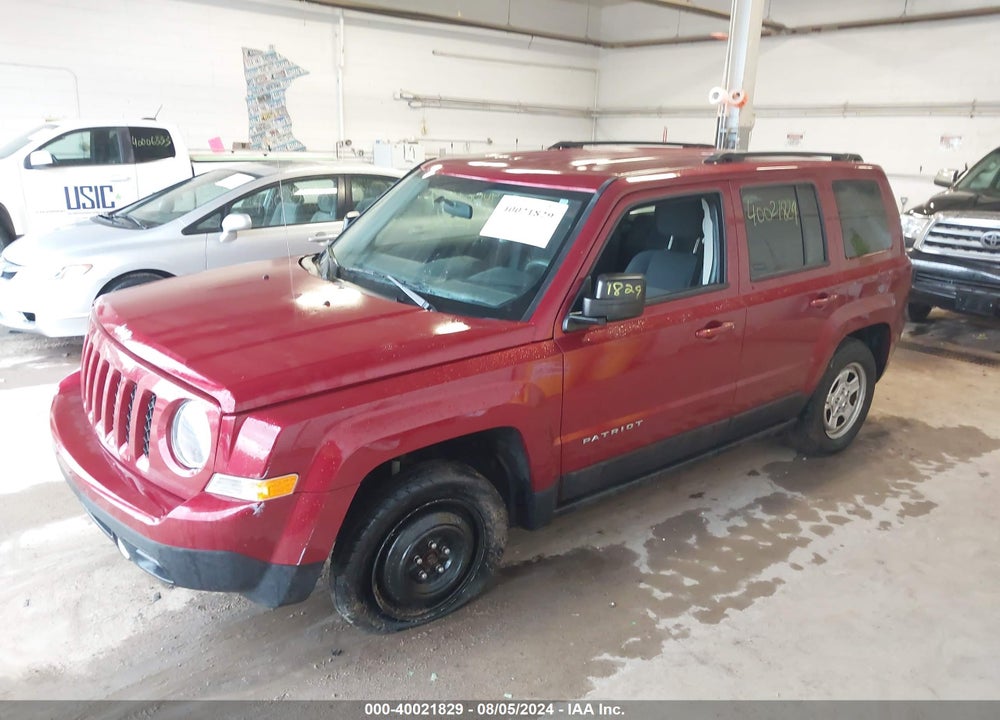 2014 JEEP PATRIOT SPORT VIN: 1C4NJPBB7ED785403