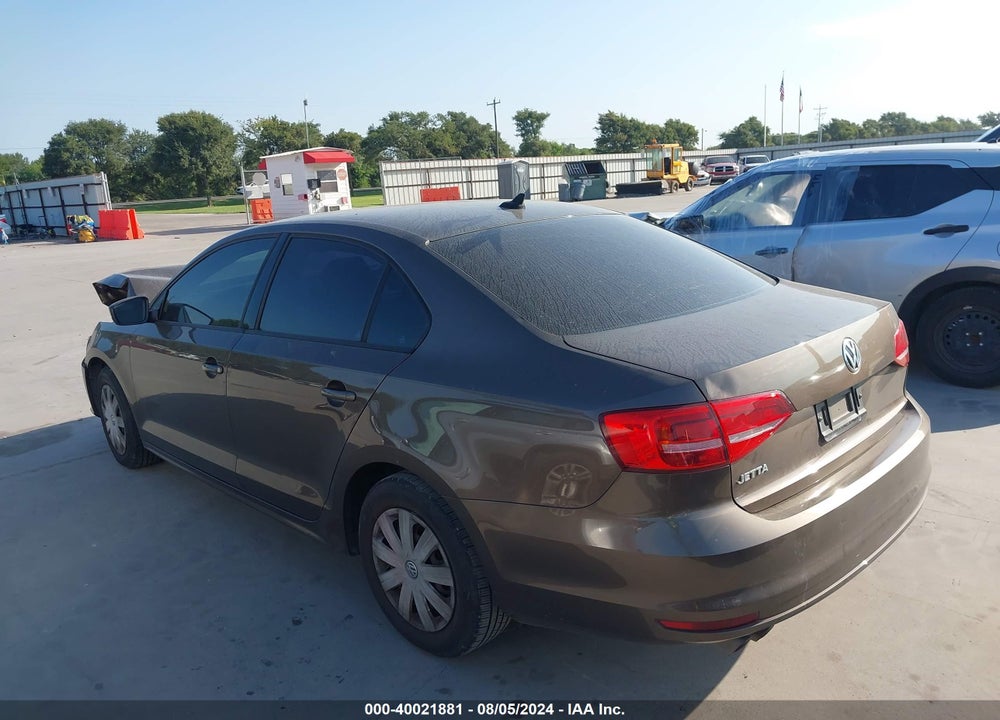 2015 VOLKSWAGEN JETTA VIN: 3VW1K7AJ7FM249641