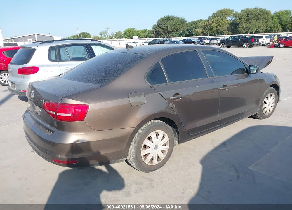 2015 VOLKSWAGEN JETTA VIN: 3VW1K7AJ7FM249641