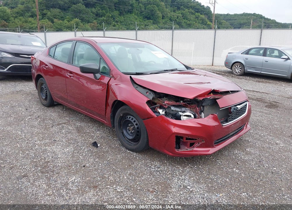 2017 SUBARU IMPREZA VIN: 4S3GKAA62H3617248