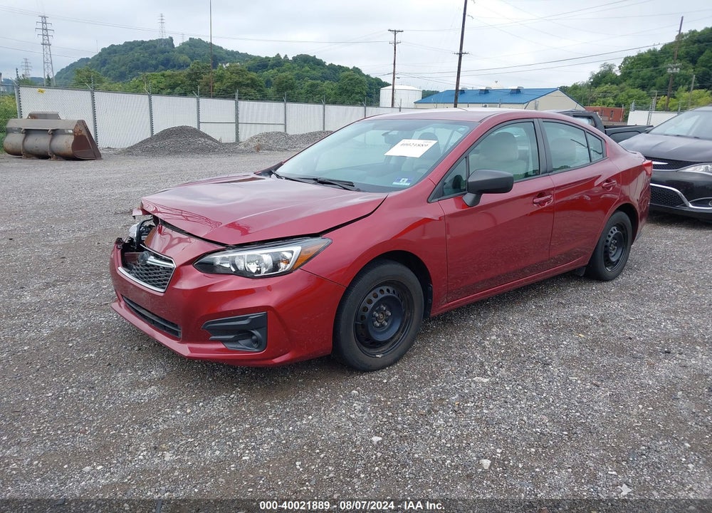 2017 SUBARU IMPREZA VIN: 4S3GKAA62H3617248