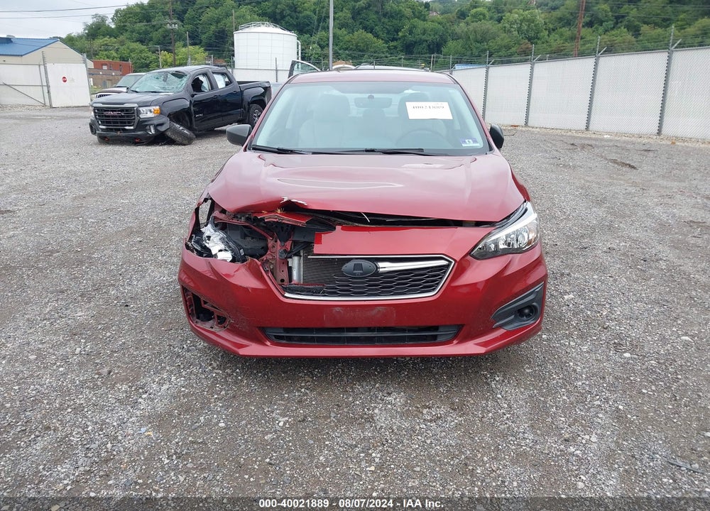 2017 SUBARU IMPREZA VIN: 4S3GKAA62H3617248