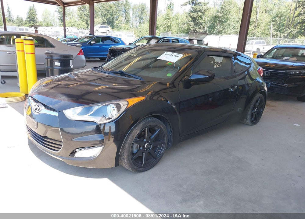 2013 HYUNDAI VELOSTER BASE W/GRAY VIN: KMHTC6AD1DU109778