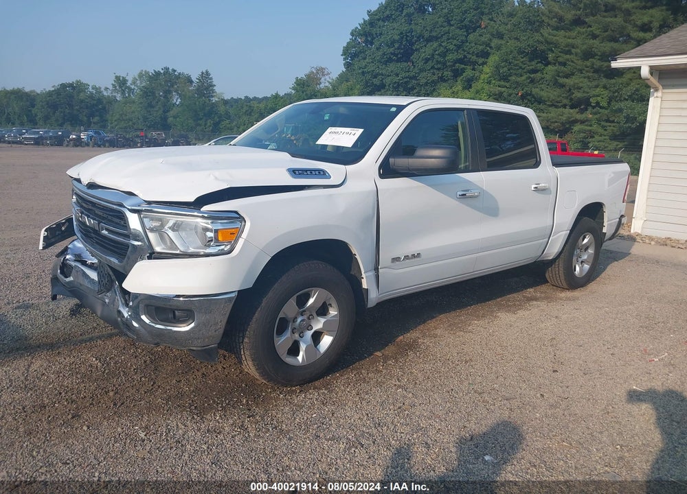 2019 RAM 1500 BIG HORN/LONE STAR 4X4 5'7 BOX VIN: 1C6RRFFG2KN766958
