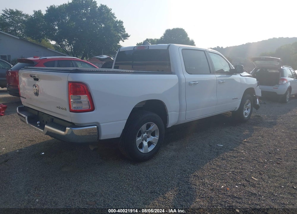2019 RAM 1500 BIG HORN/LONE STAR 4X4 5'7 BOX VIN: 1C6RRFFG2KN766958