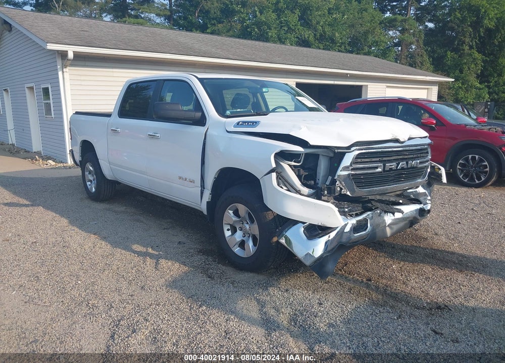 2019 RAM 1500 BIG HORN/LONE STAR 4X4 5'7 BOX VIN: 1C6RRFFG2KN766958