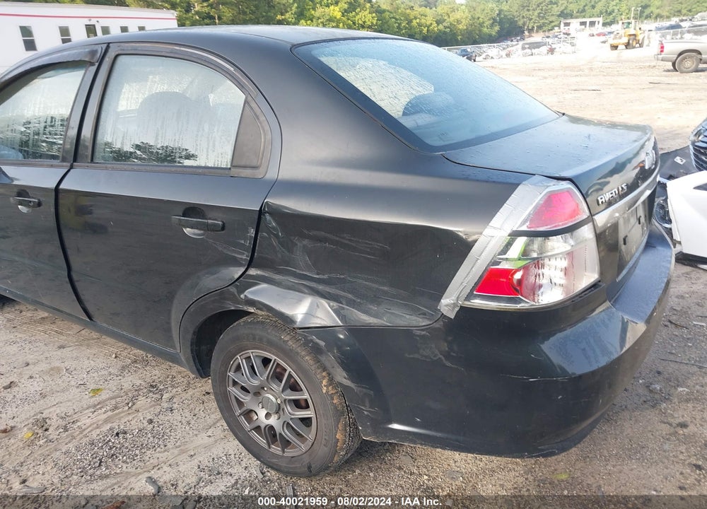 2008 CHEVROLET AVEO VIN: KL1TD566X8B068825