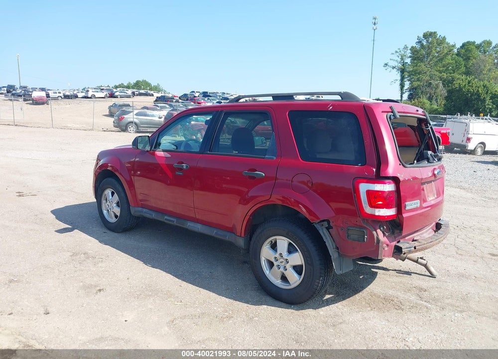 2011 FORD ESCAPE XLT VIN: 1FMCU9DG4BKB50760