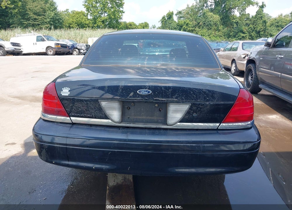 2006 FORD CROWN VICTORIA POLICE/POLICE INTERCEPTOR VIN: 2FAHP71W16X118083