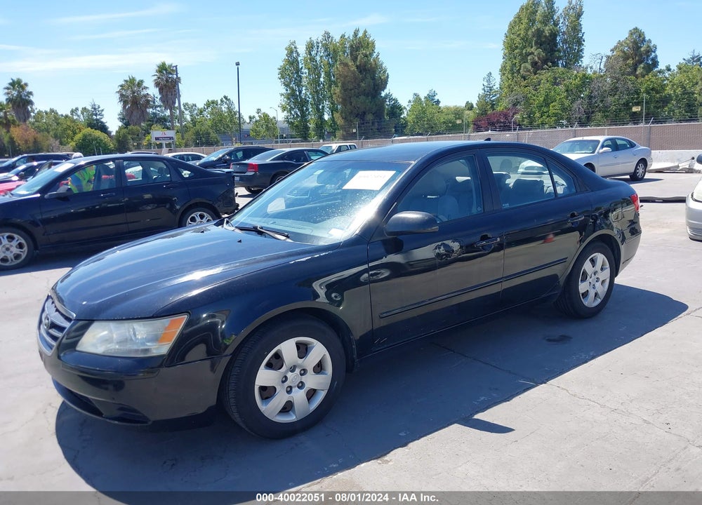 2009 HYUNDAI SONATA GLS VIN: 5NPET46C69H447891