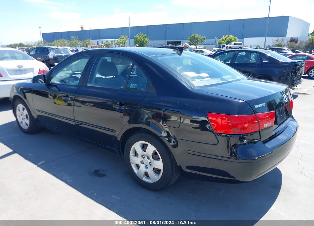2009 HYUNDAI SONATA GLS VIN: 5NPET46C69H447891