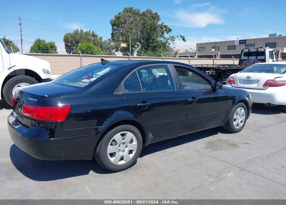 2009 HYUNDAI SONATA GLS VIN: 5NPET46C69H447891