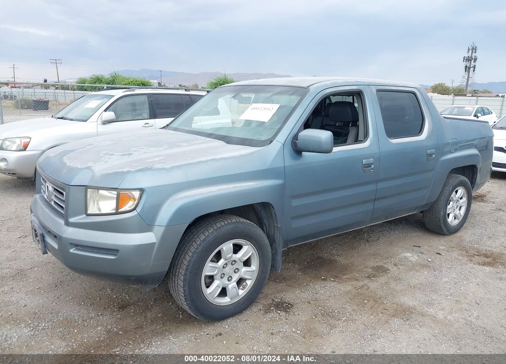 2006 HONDA RIDGELINE RTL VIN: 2HJYK16556H515291