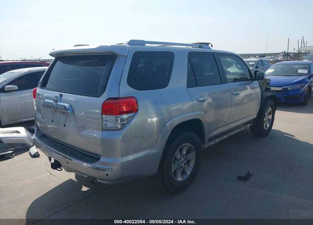 2010 TOYOTA 4RUNNER SR5 V6 VIN: JTEZU5JR5A5004888