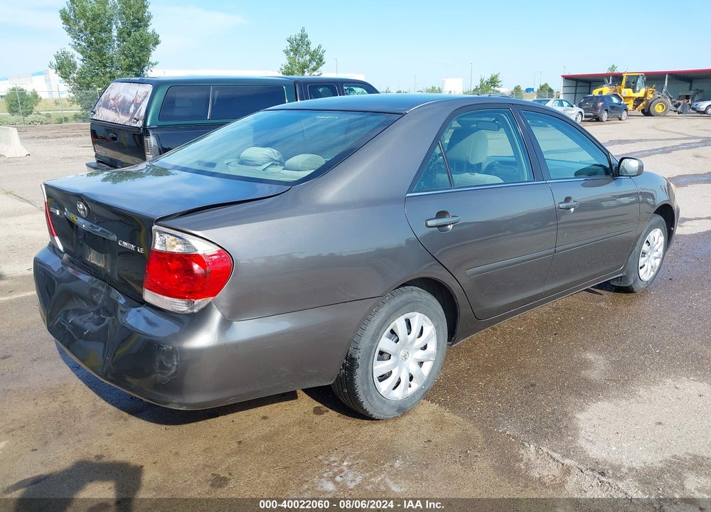2005 TOYOTA CAMRY LE VIN: 4T1BE32K45U539257