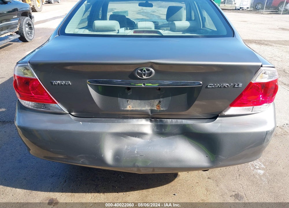 2005 TOYOTA CAMRY LE VIN: 4T1BE32K45U539257
