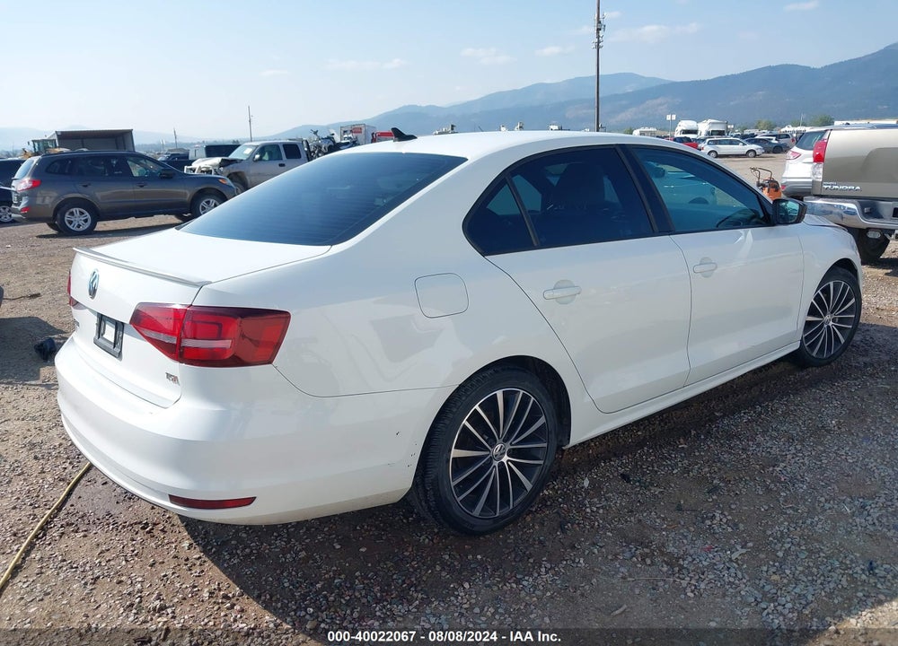 2016 VOLKSWAGEN JETTA 1.8T SPORT VIN: 3VWD17AJ3GM409418