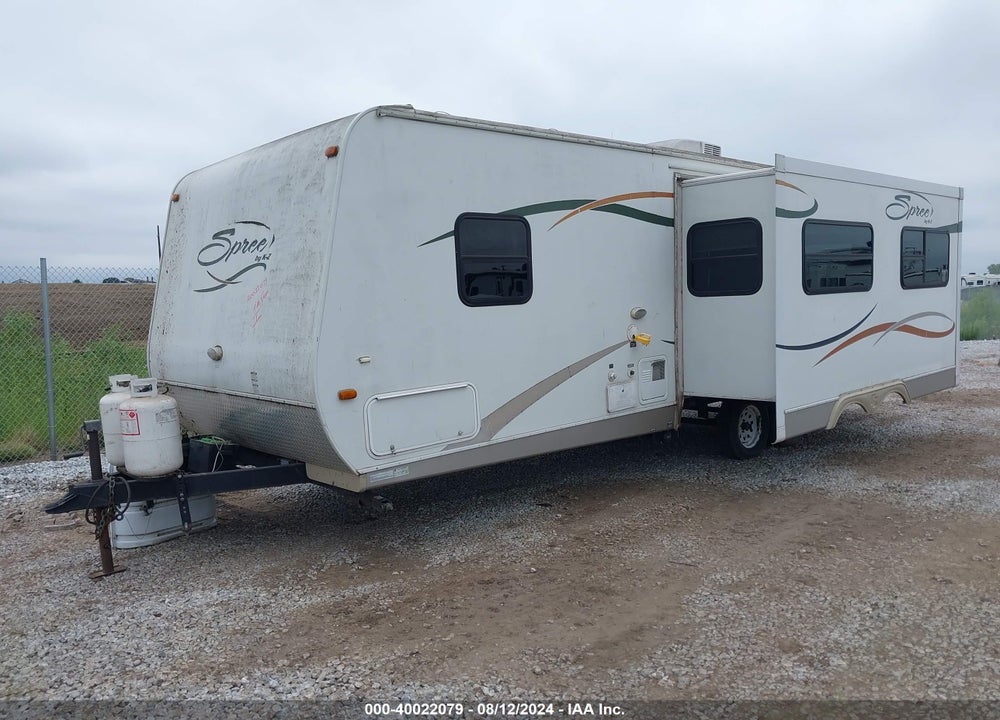 2008 KZ SPREE TRAVEL TRAILERS VIN: 4EZTP28238S082587