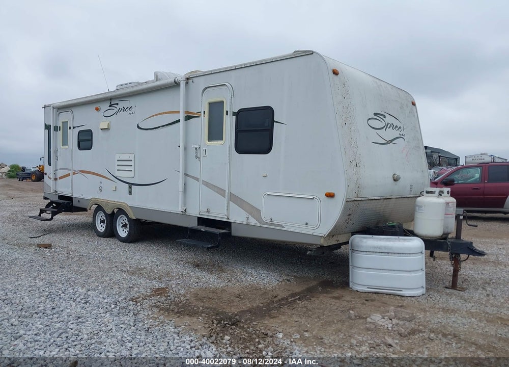 2008 KZ SPREE TRAVEL TRAILERS VIN: 4EZTP28238S082587