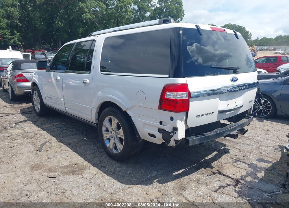 2015 FORD EXPEDITION EL PLATINUM VIN: 1FMJK1LTXFEF23088