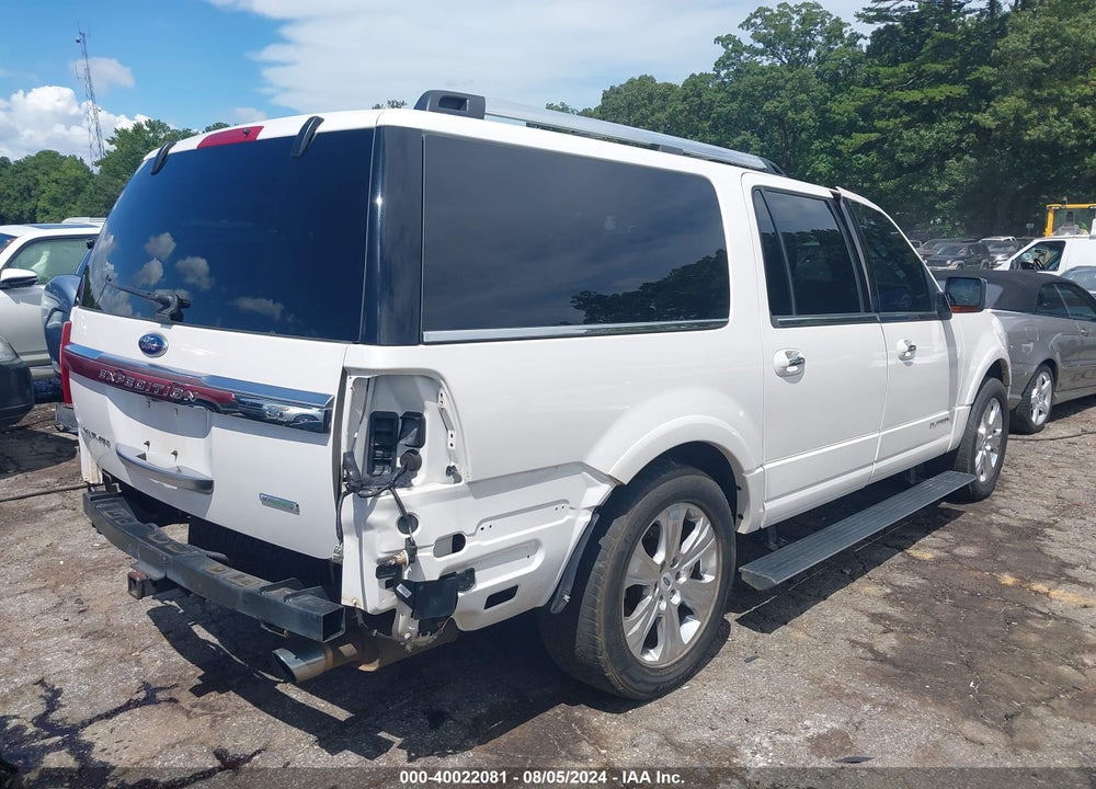 2015 FORD EXPEDITION EL PLATINUM VIN: 1FMJK1LTXFEF23088