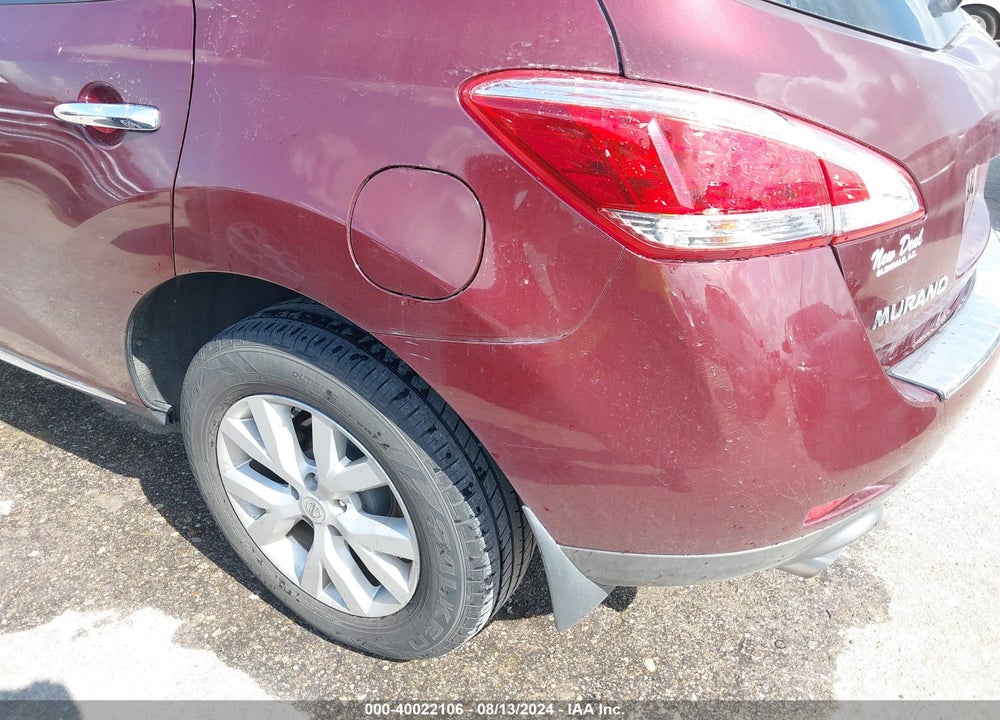 2011 NISSAN MURANO VIN: JN8AZ1MW8BW184008