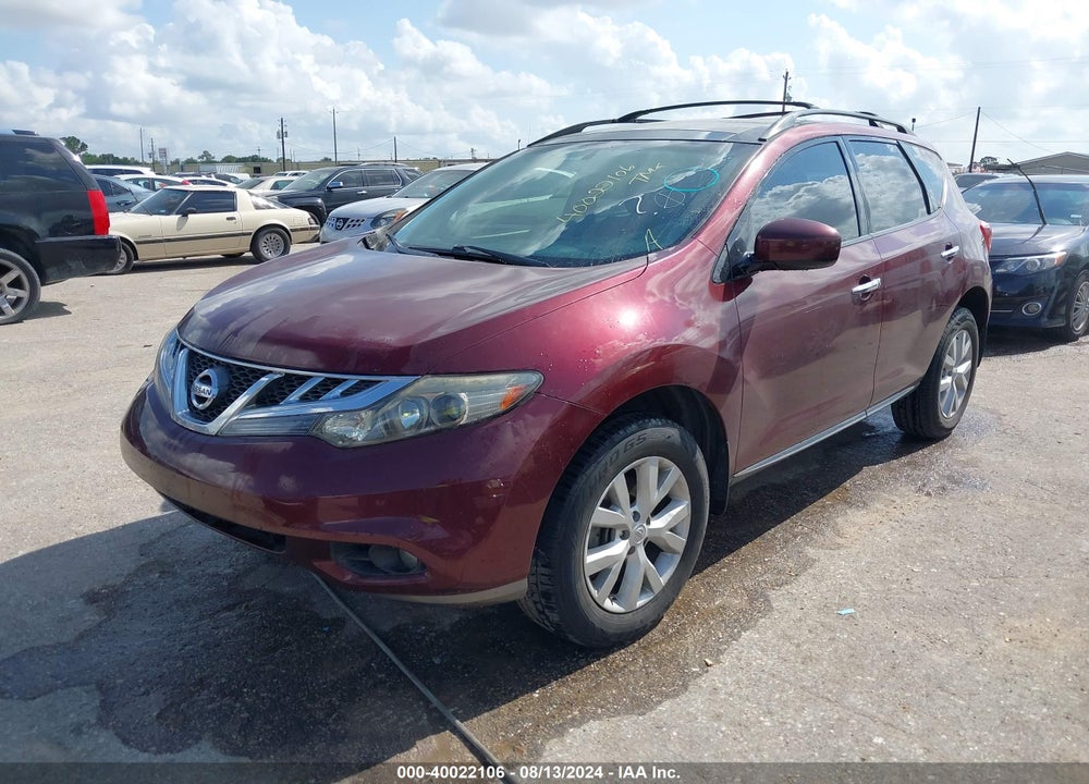 2011 NISSAN MURANO VIN: JN8AZ1MW8BW184008