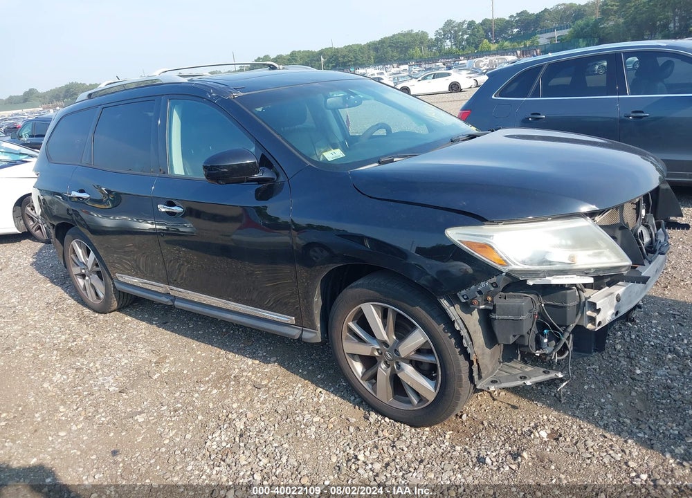 2013 NISSAN PATHFINDER PLATINUM VIN: 5N1AR2MM2DC633361