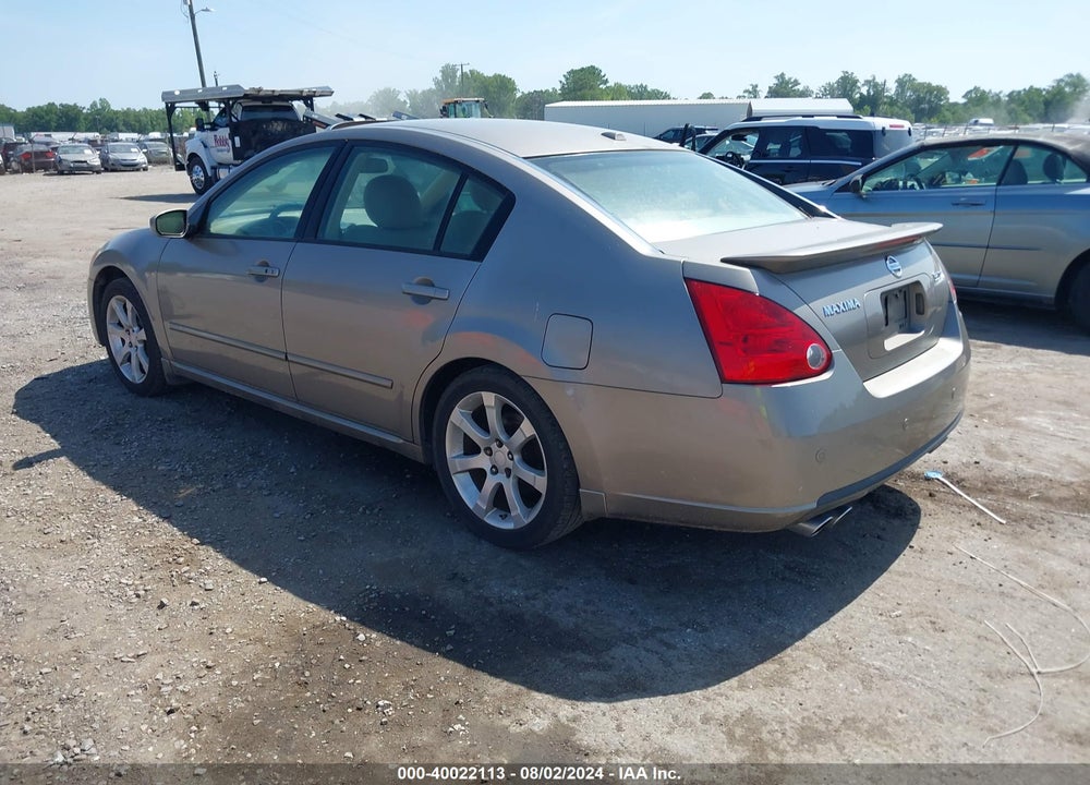 2008 NISSAN MAXIMA 3.5 SE VIN: 1N4BA41E48C812411