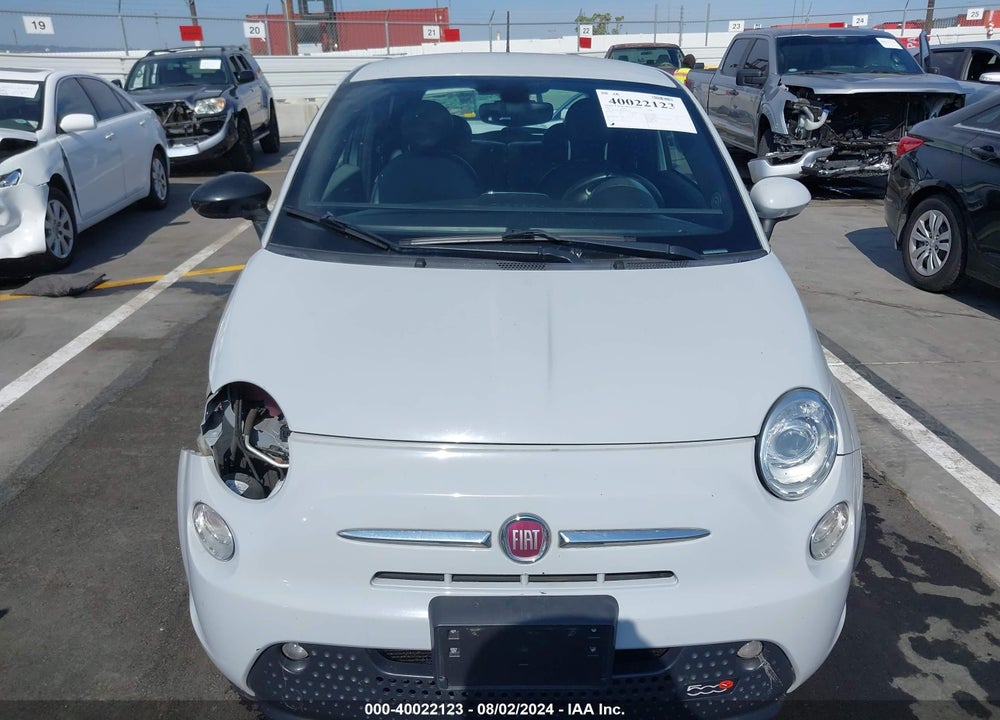 2017 FIAT 500E BATTERY ELECTRIC VIN: 3C3CFFGE6HT563251