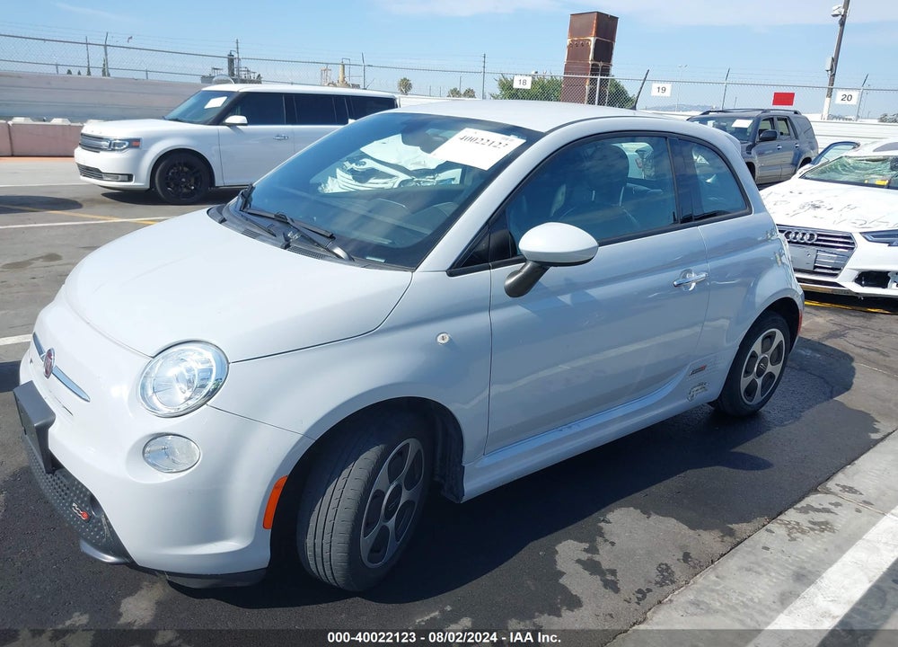 2017 FIAT 500E BATTERY ELECTRIC VIN: 3C3CFFGE6HT563251